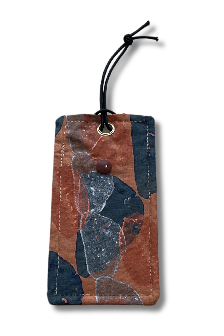 Leho BagTag Hand Sewn and Inked 1 of 1